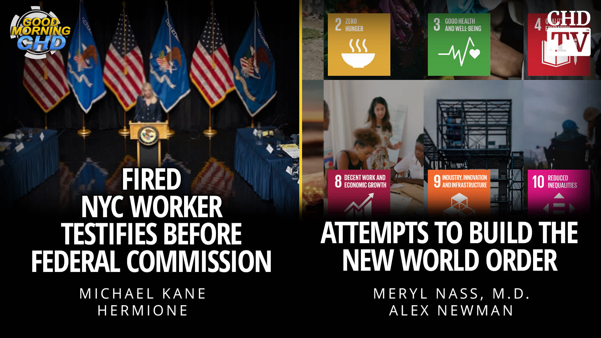 Fired Worker Testifies Before Federal Commission + Attempts to Build the New World Order