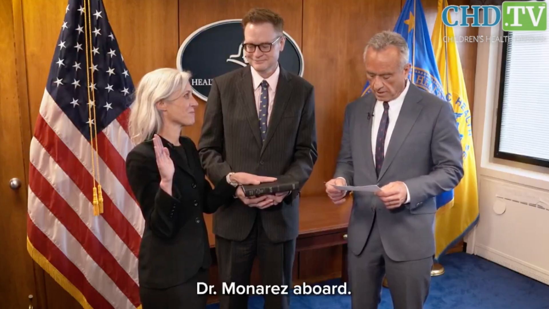 Swearing in of Susan Monarez