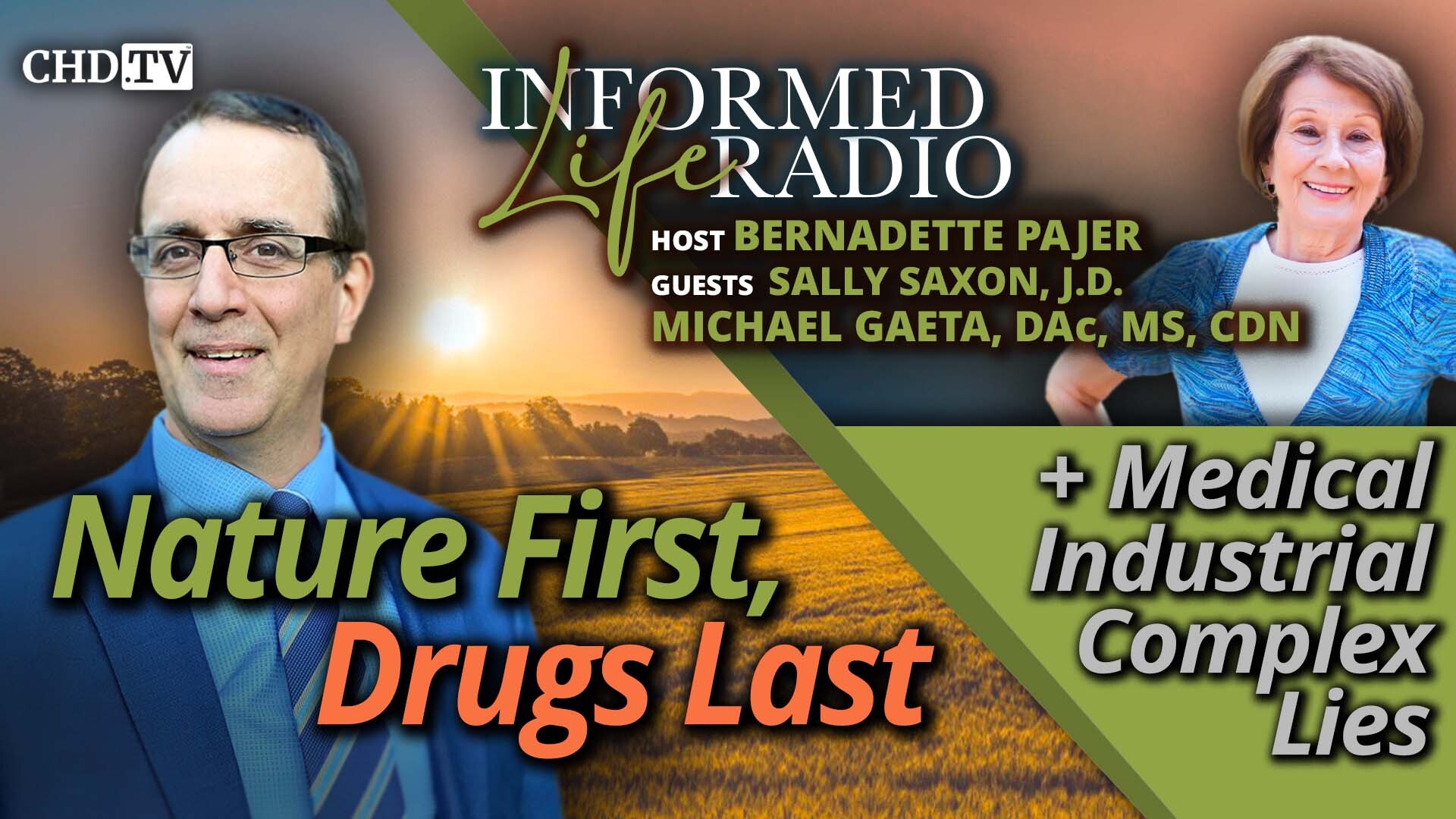 Nature First, Drugs Last + Medical Industrial Complex Lies