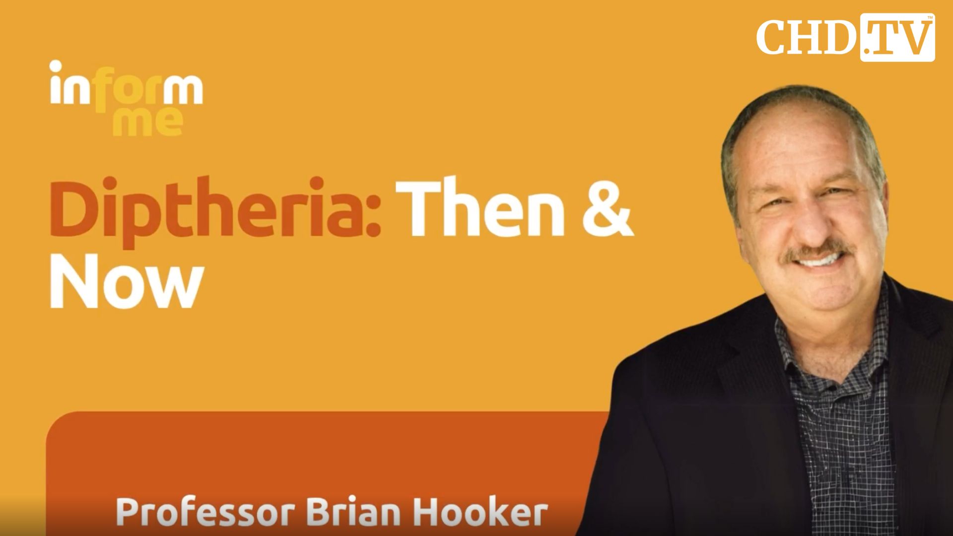 Diphtheria Presentation + Q&A Featuring Brian Hooker, Ph.D.
