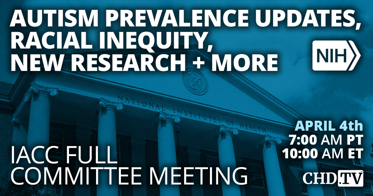 Autism Prevalence Updates | NIH IACC | April 4th, 2023
