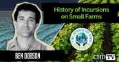 History of Incursions on Small Farms — Benjamin Dobson