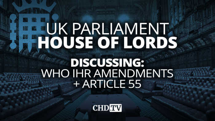 Oral Questions on WHO IHR Amendments | UK Parliament | May 7