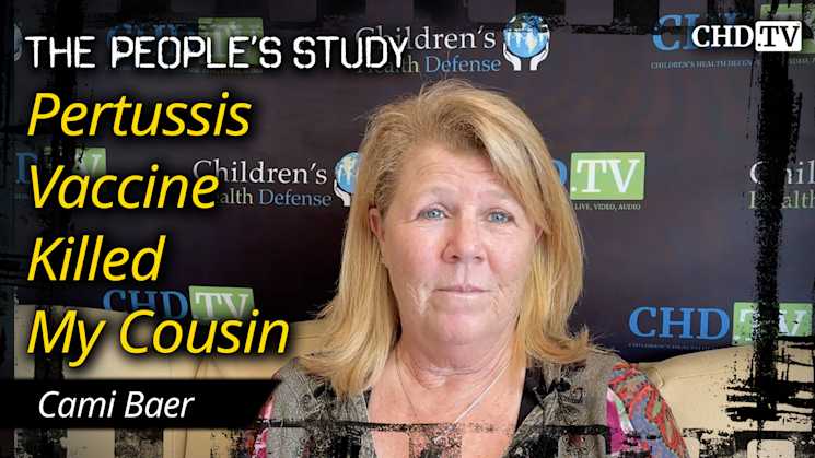 Pertussis Vaccine Killed My Cousin