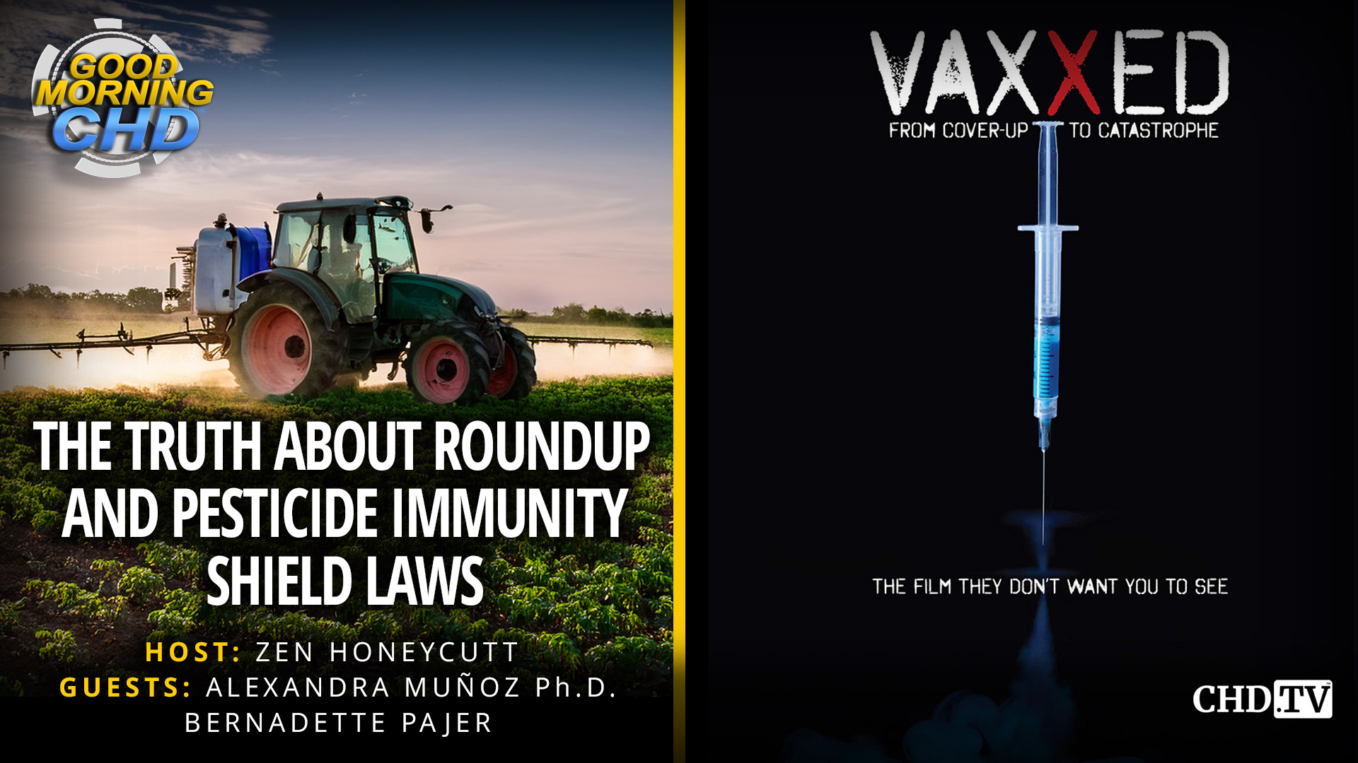 The Truth about Roundup and Pesticide Immunity Shield Laws + Vaxxed
