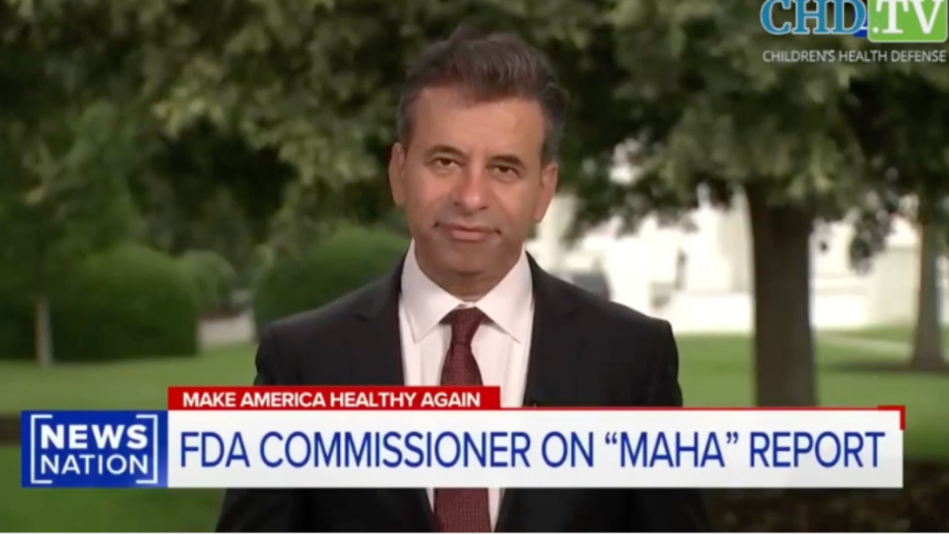 MAHA Report Is a Call To Look at the Root Causes of Disease: FDA Commissioner