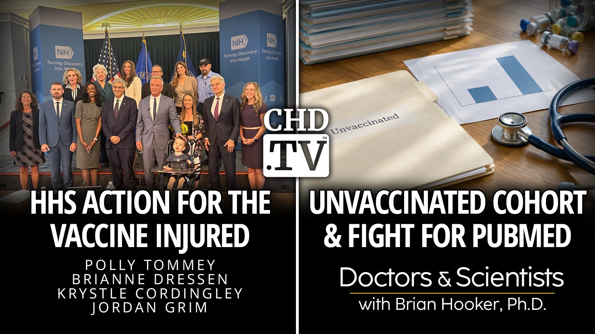 HHS Action for the Vaccine Injured + Unvaccinated Cohort & Fight for PubMed