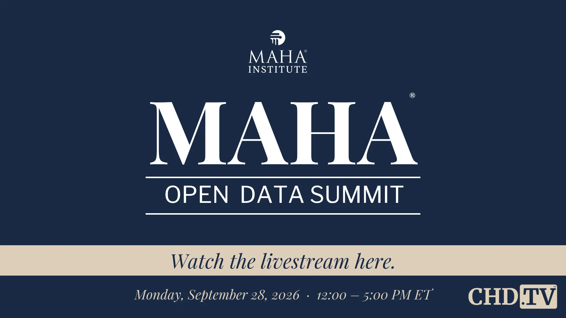 MAHA Open Data Summit