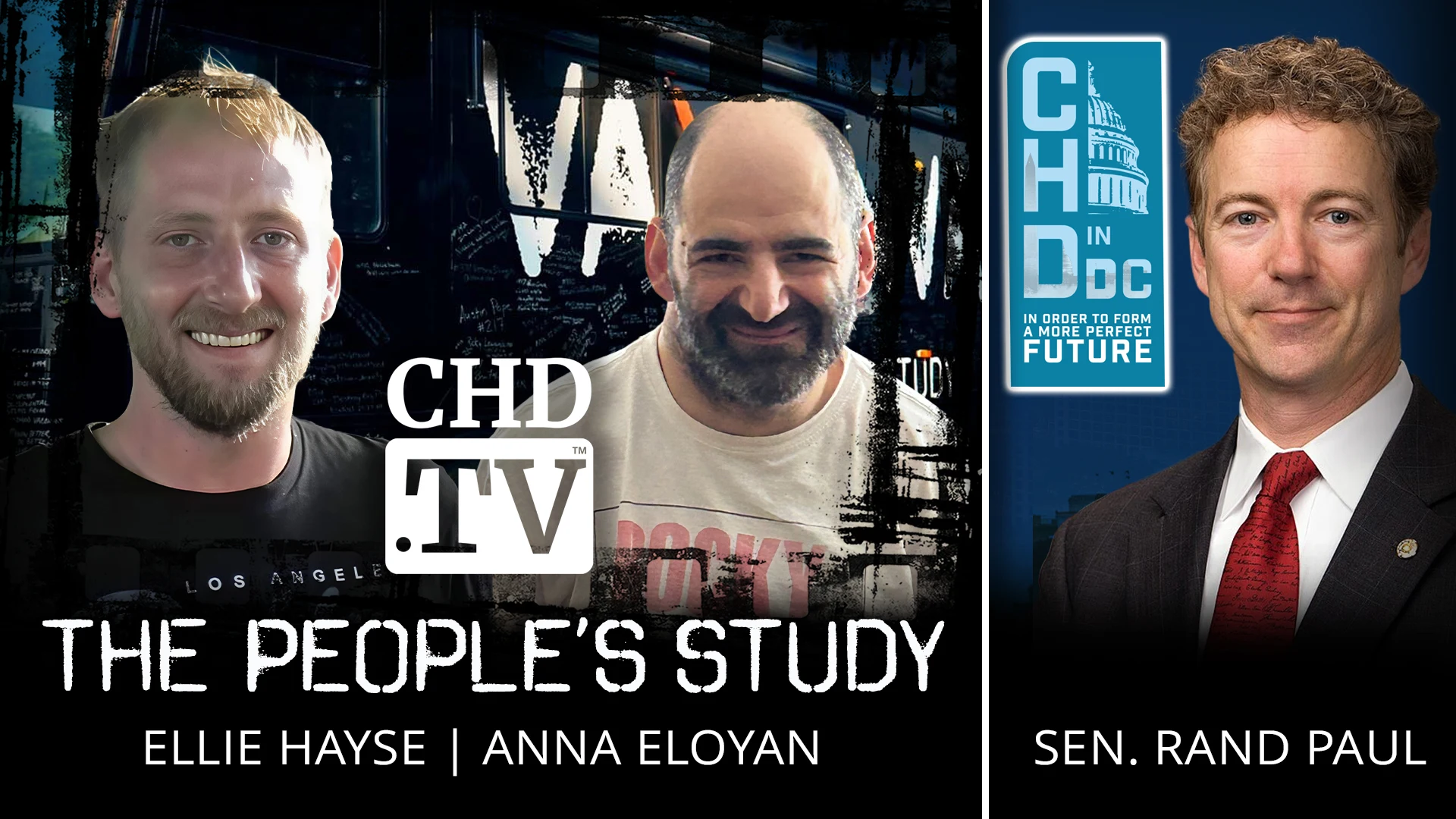 LIVE: The People's Study + CHD in DC Sen. Rand Paul