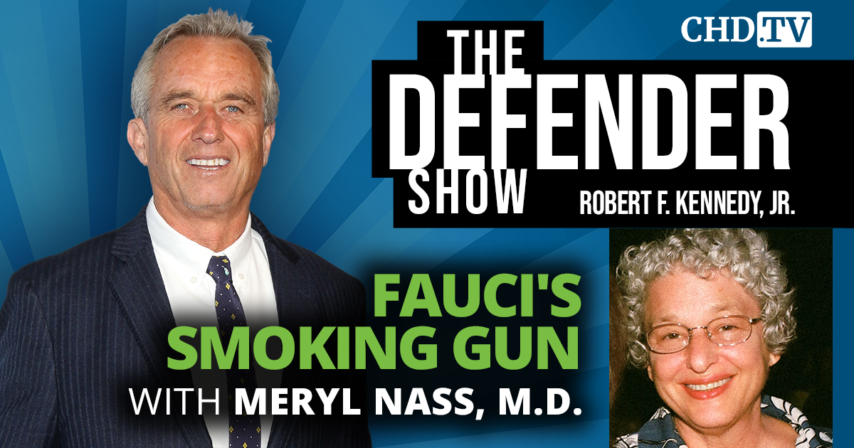 Anthony Fauci’s Smoking Gun With Dr. Meryl Nass