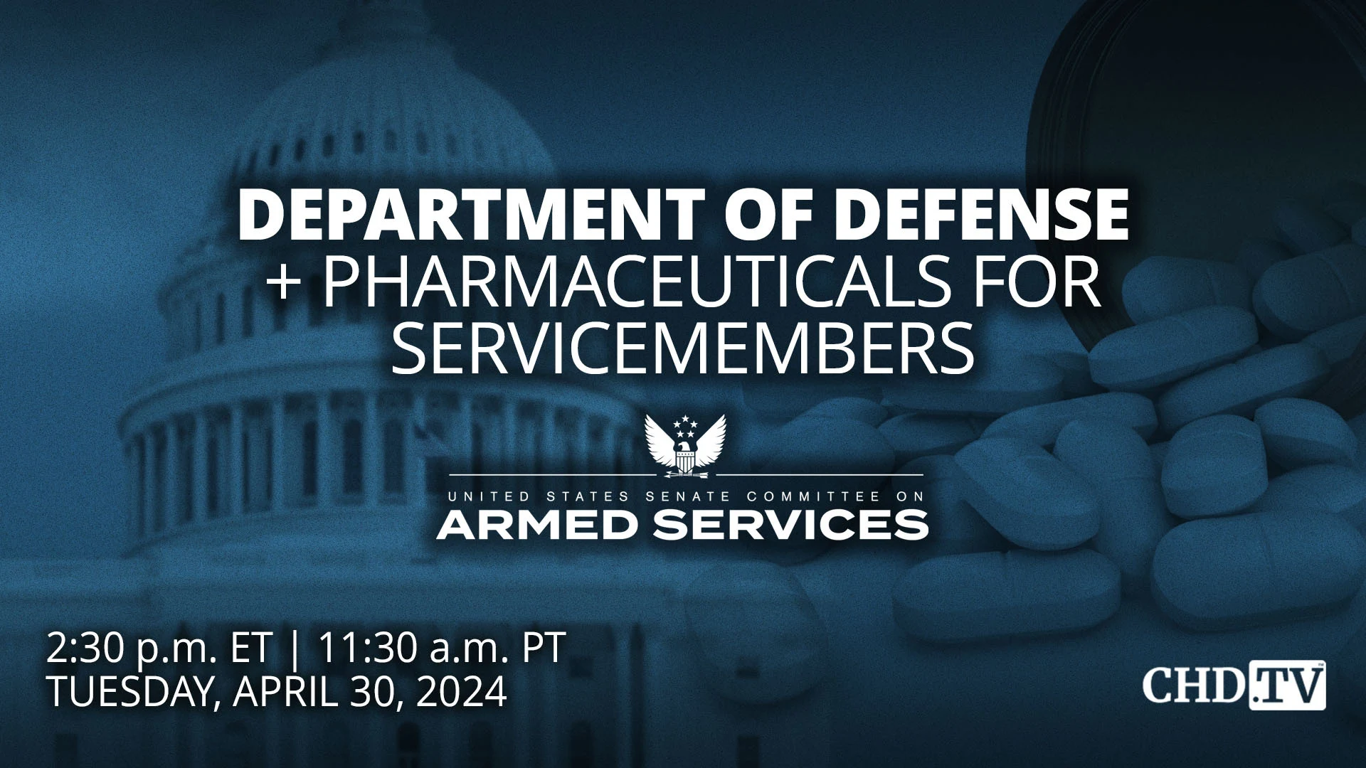 Department of Defense + Pharmaceuticals for Servicemembers | Apr. 30