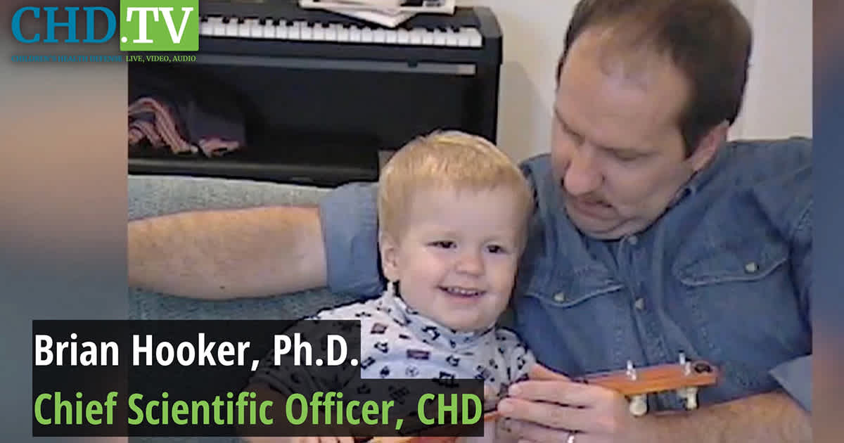 CHD Chief Scientific Officer Brian Hooker, Ph.D. Informs Parents About Son’s Vaccine Injury