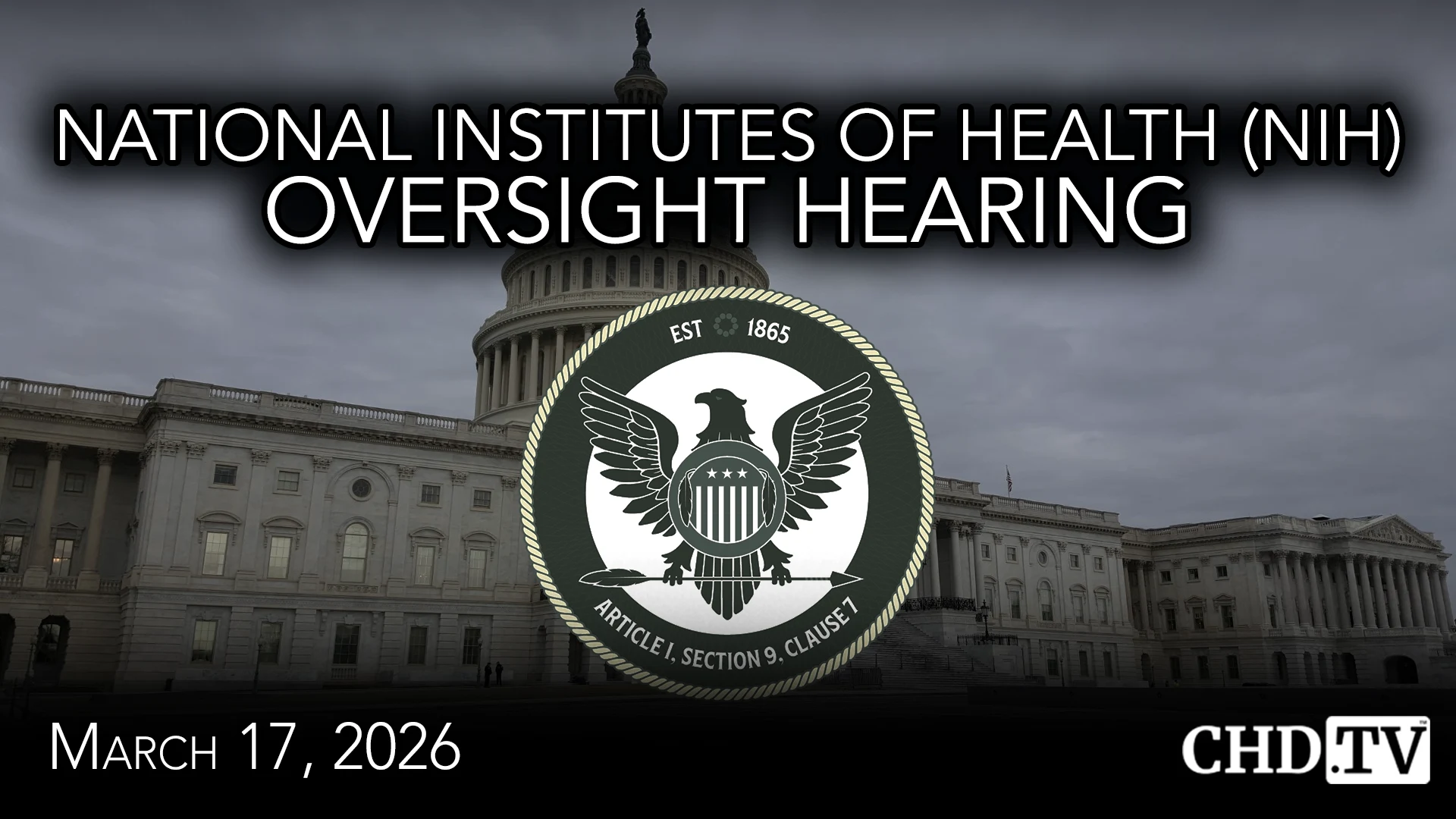 National Institutes of Health (NIH) Oversight Hearing