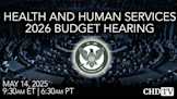 Health and Human Services 2026 Budget Hearing