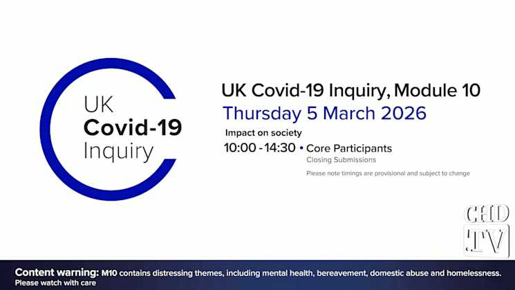 UK COVID-19 Inquiry Meeting | Mar. 5