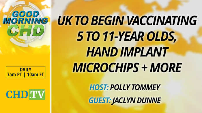 UK to Begin Vaccinating 5 to 11-Year-Olds, Hand Implant Microchips + More