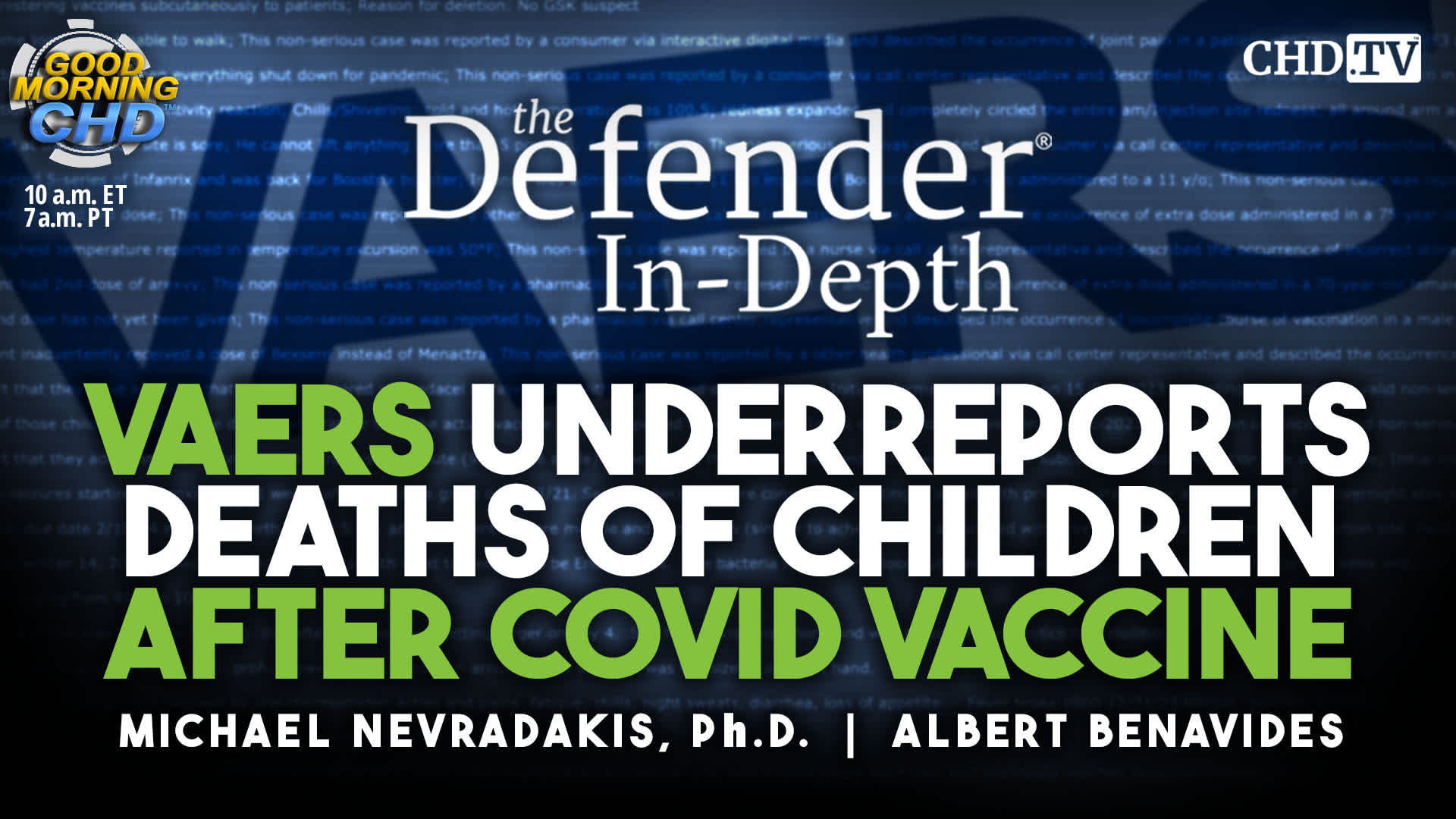VAERS Underreports Deaths of Children After COVID Vaccine