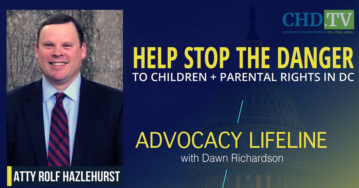 Help Stop Danger to Children + Parents Rights in DC With Attorney Rolf Hazlehurst