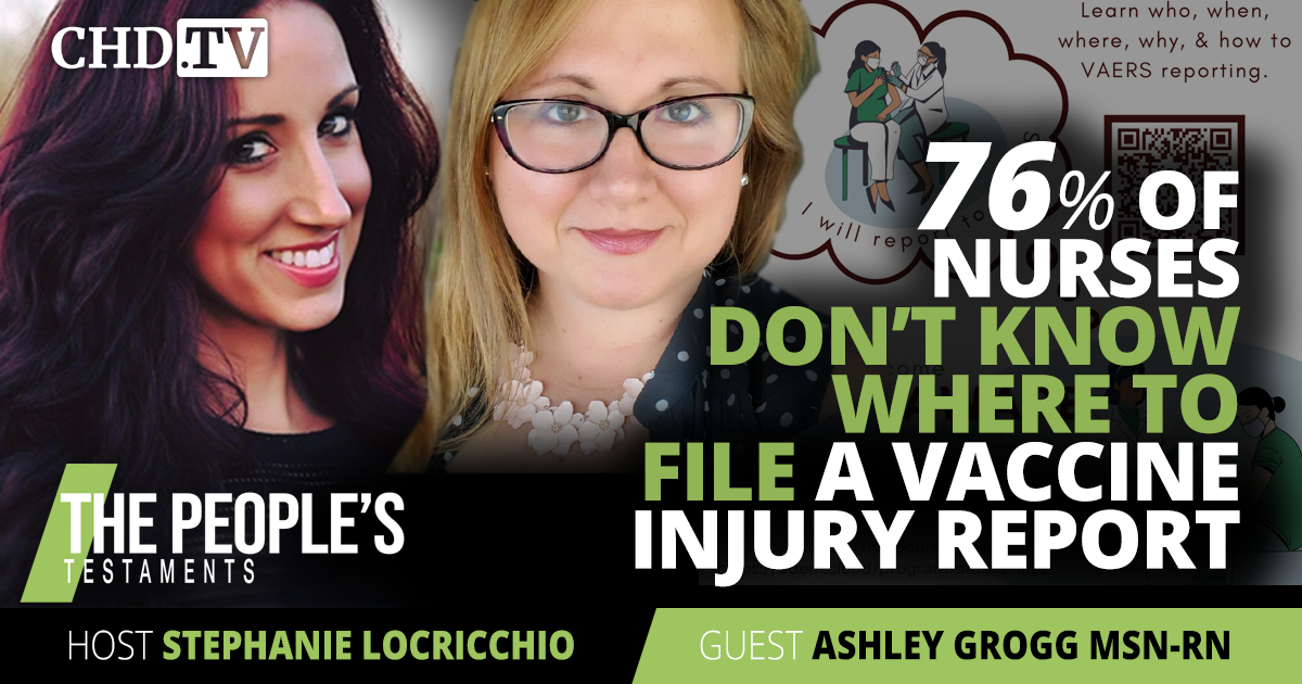 Staggering 76 Percent Of Nurses Don't Know Where to File a Vaccine Injury Report