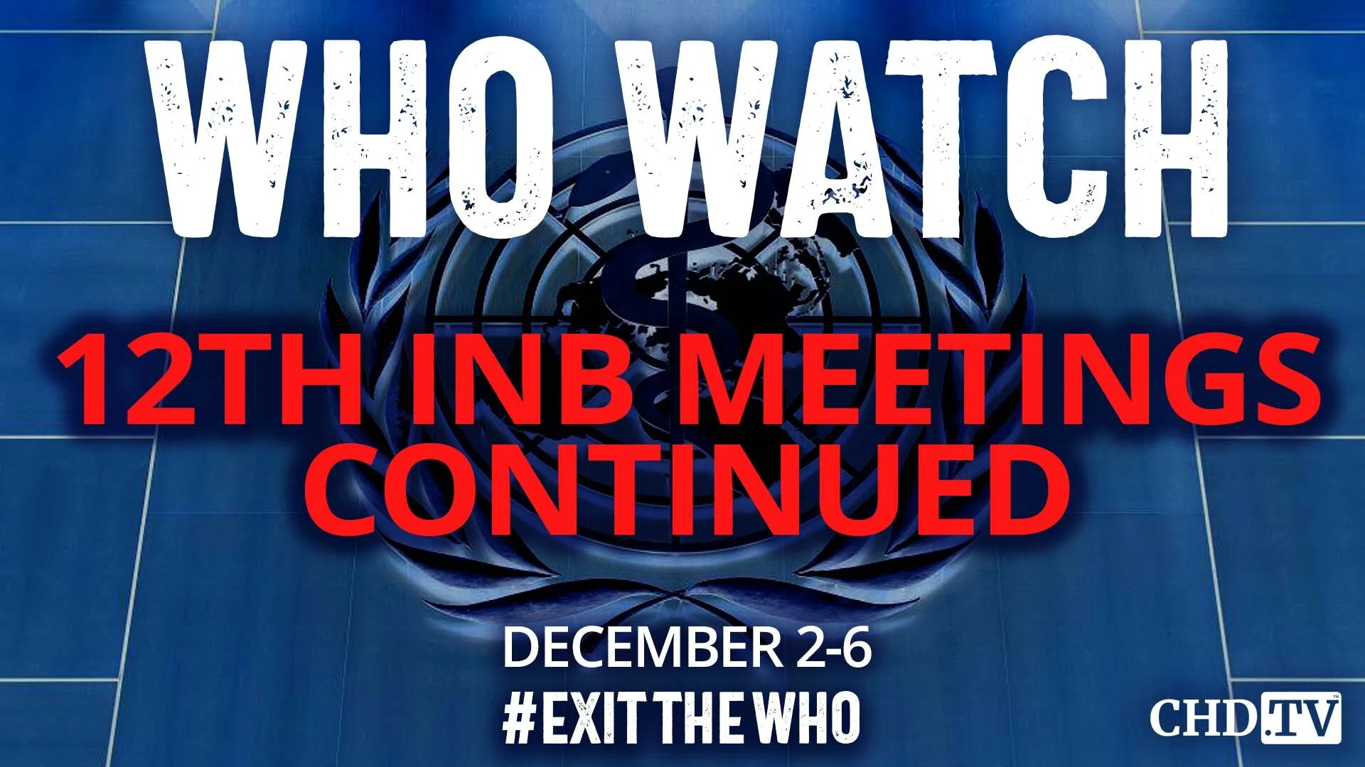 WHO WATCH: 12th Meeting of the INB for a Pandemic Agreement, Continued | Dec. 4
