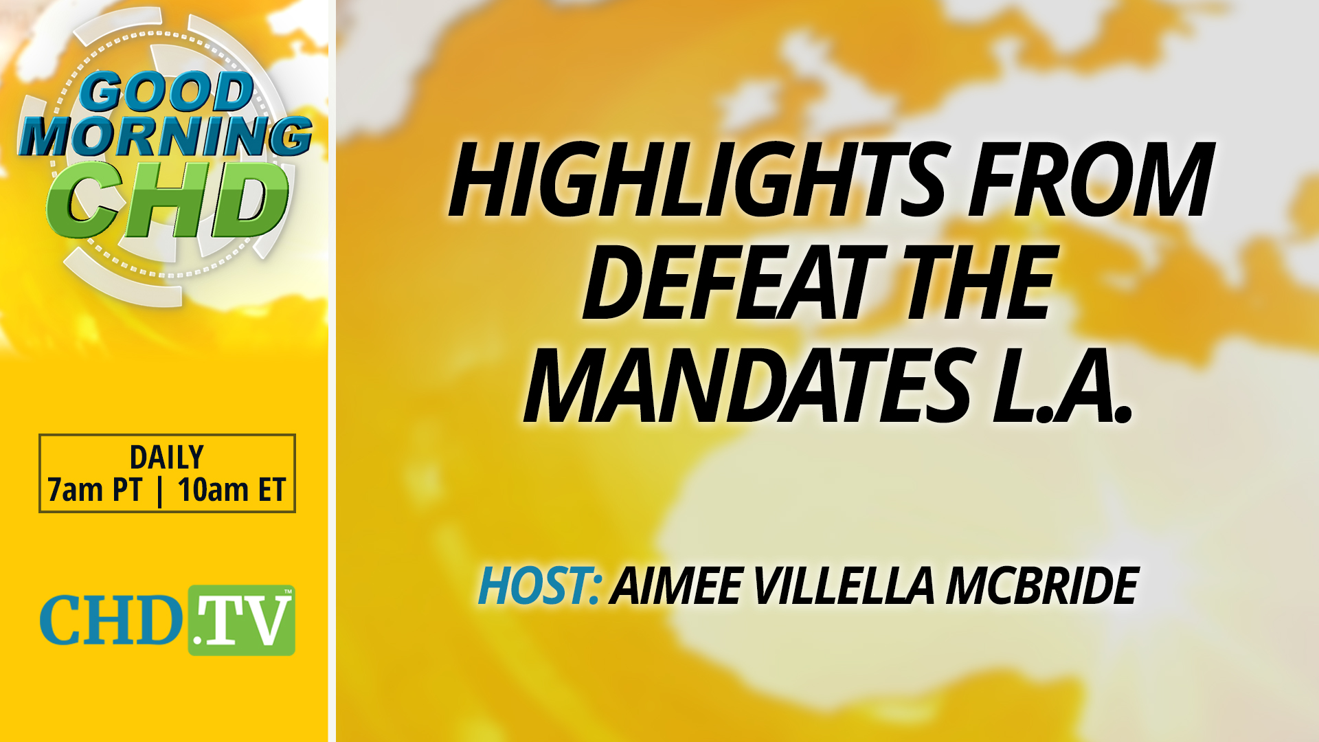 Highlights From Defeat the Mandates L.A.