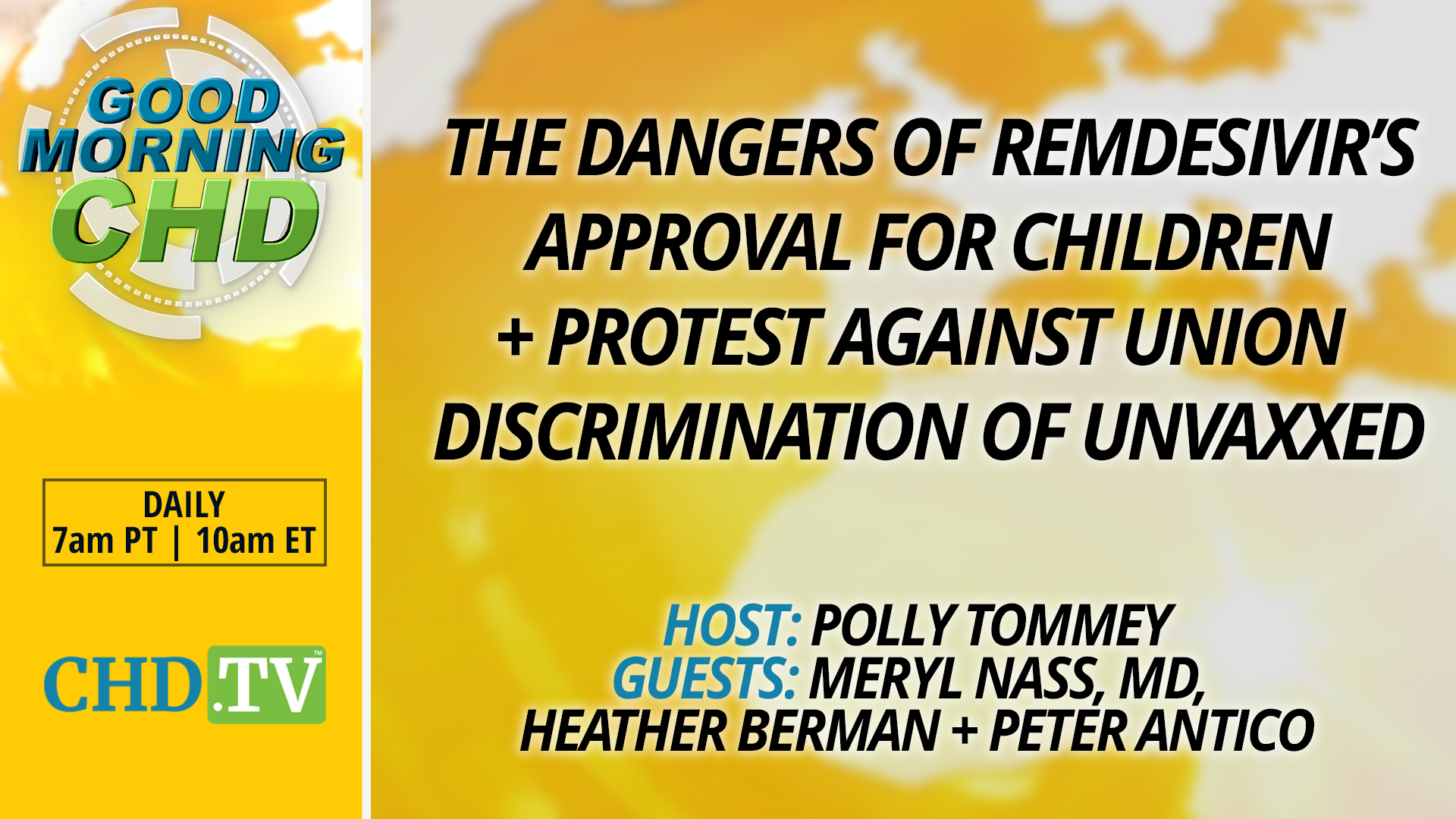 The Dangers of Remdesivir’s Approval for Children + SAG-AFTRA Performers Protest Against Union Discrimination of Unvaccinated