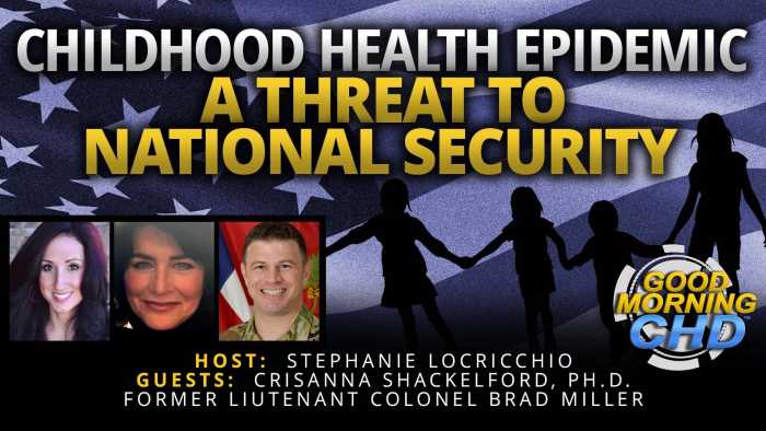 Childhood Health Epidemic — A Threat to National Security