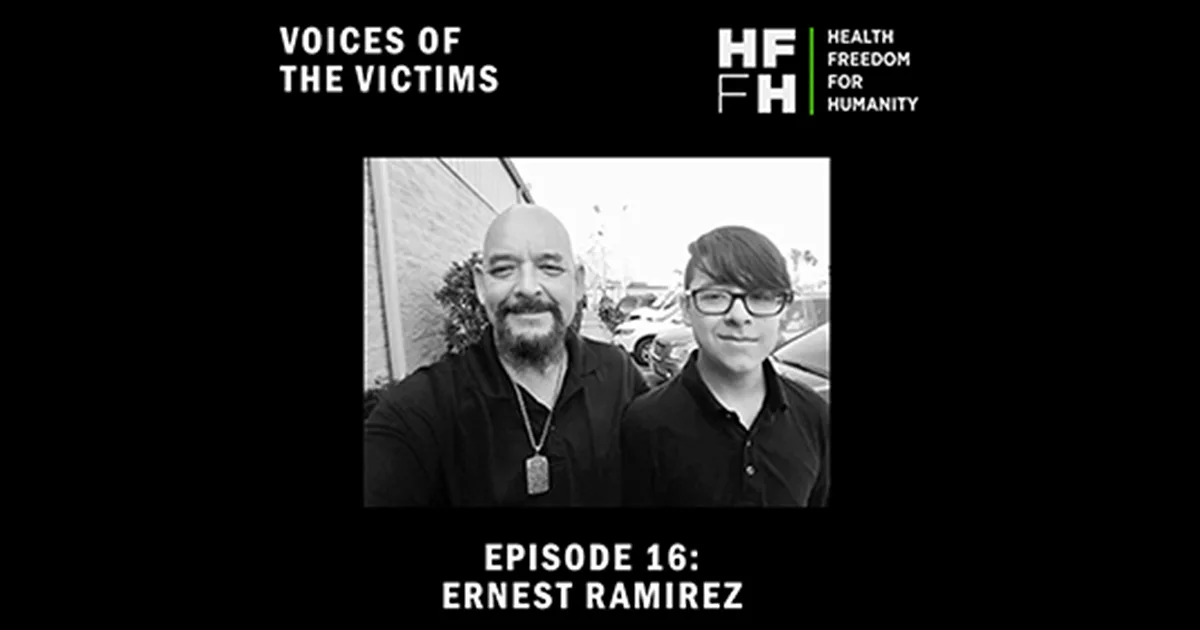 Ernest Ramirez — ‘Pfizer Vaccine Killed My Baby Boy'