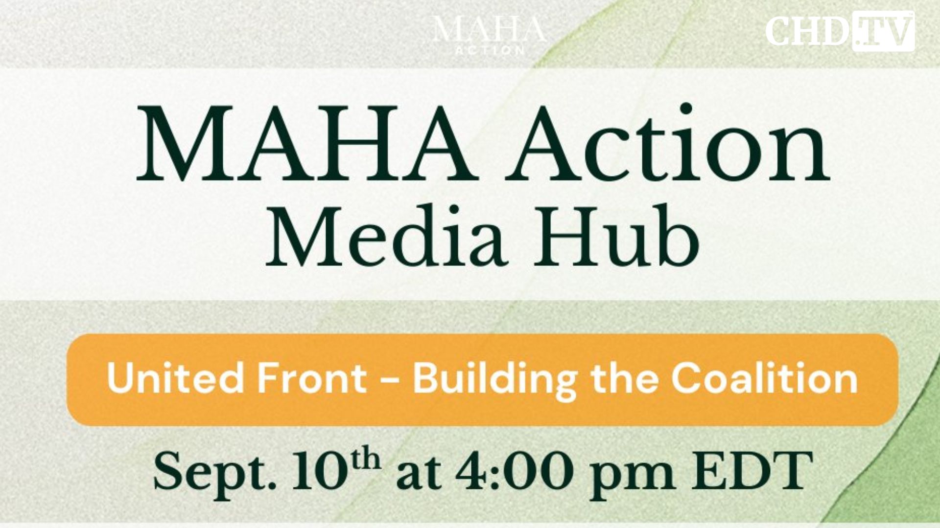 MAHA United Front — Building the Coalition