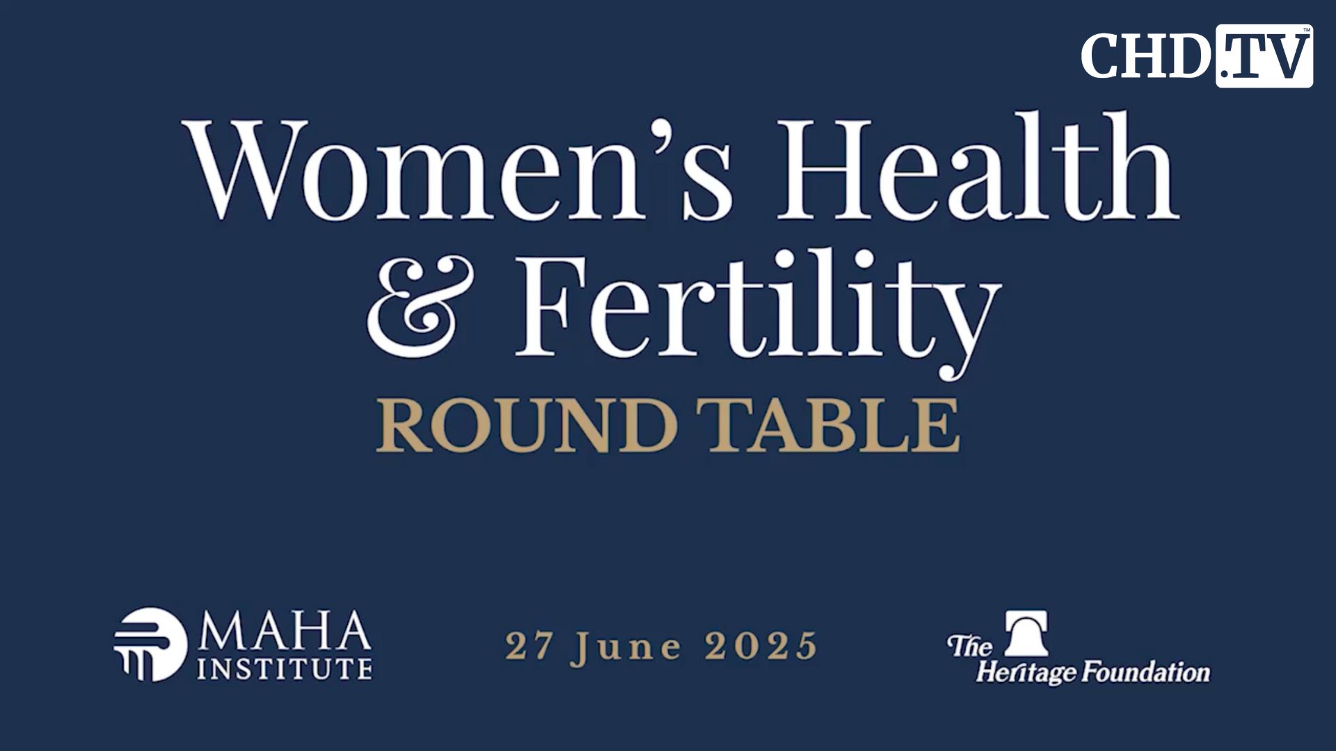Women's Health and Fertility Roundtable