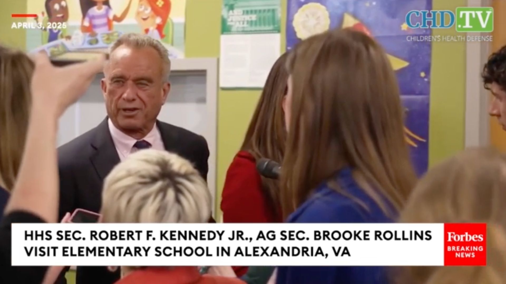 RFK Jr, Brooke Rollins Visit Elementary School To Highlight Nutrition Reforms To Combat Obesity