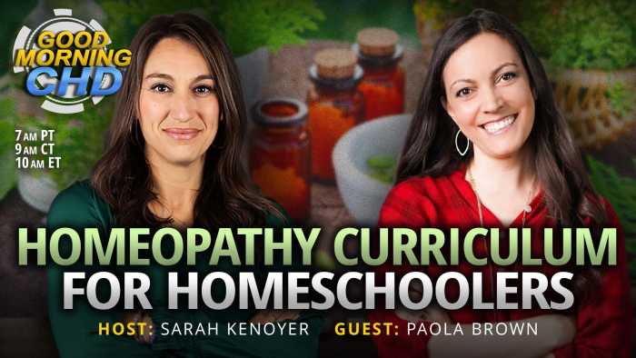 Homeopathy Curriculum for Homeschoolers