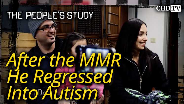After the MMR He Regressed Into Autism