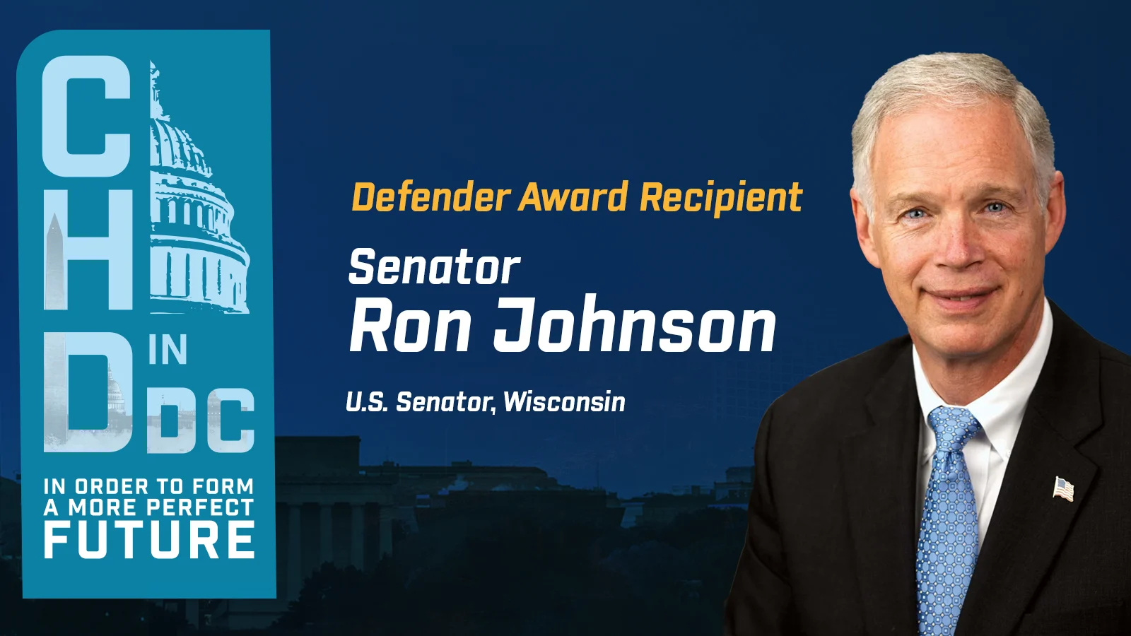 Sen. Ron Johnson - Defender Award Dinner