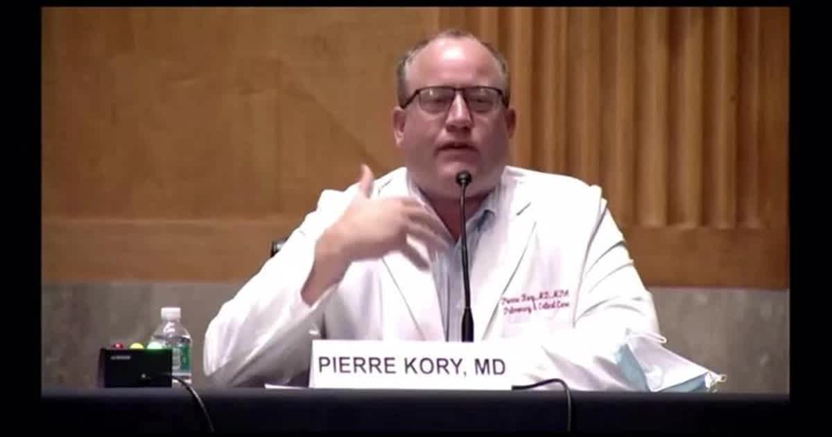 Ivermectin — Pierre Kory, M.D., MPA Testimony