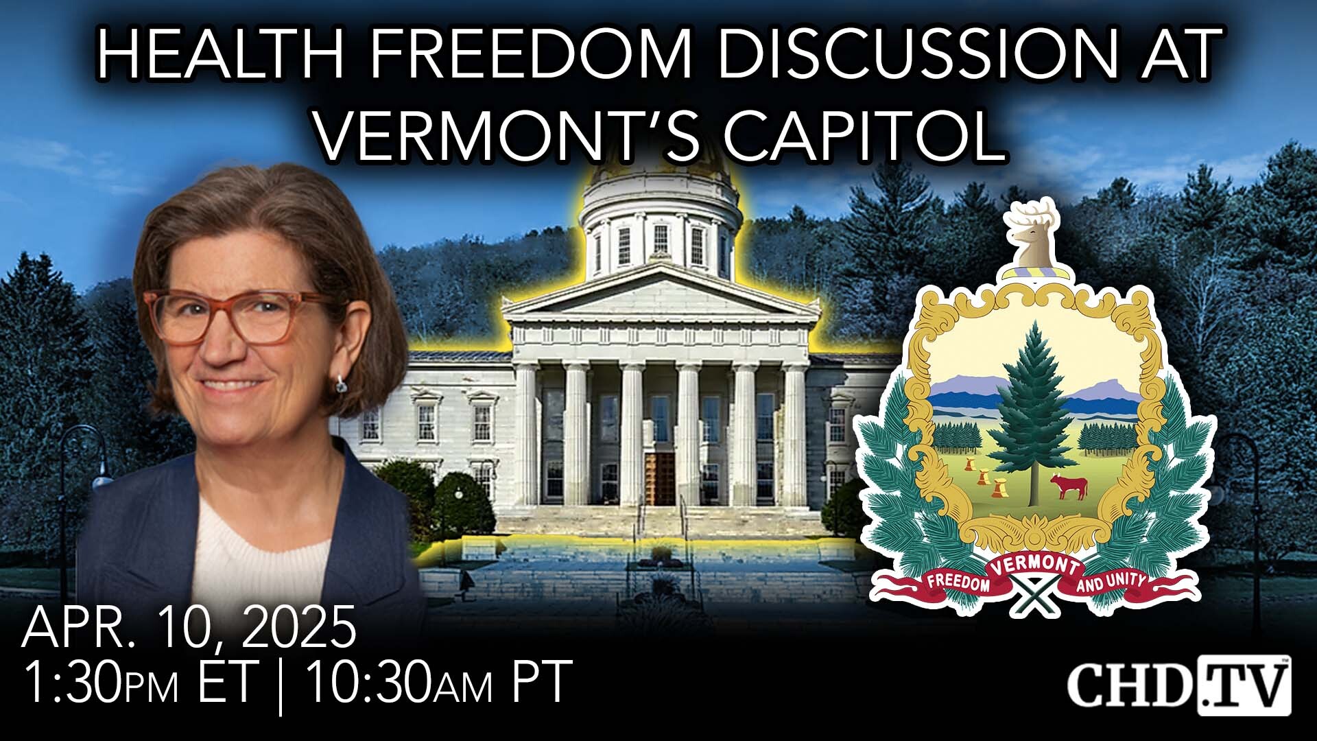 Health Freedom Discussion at Vermont Capitol with Mary Holland