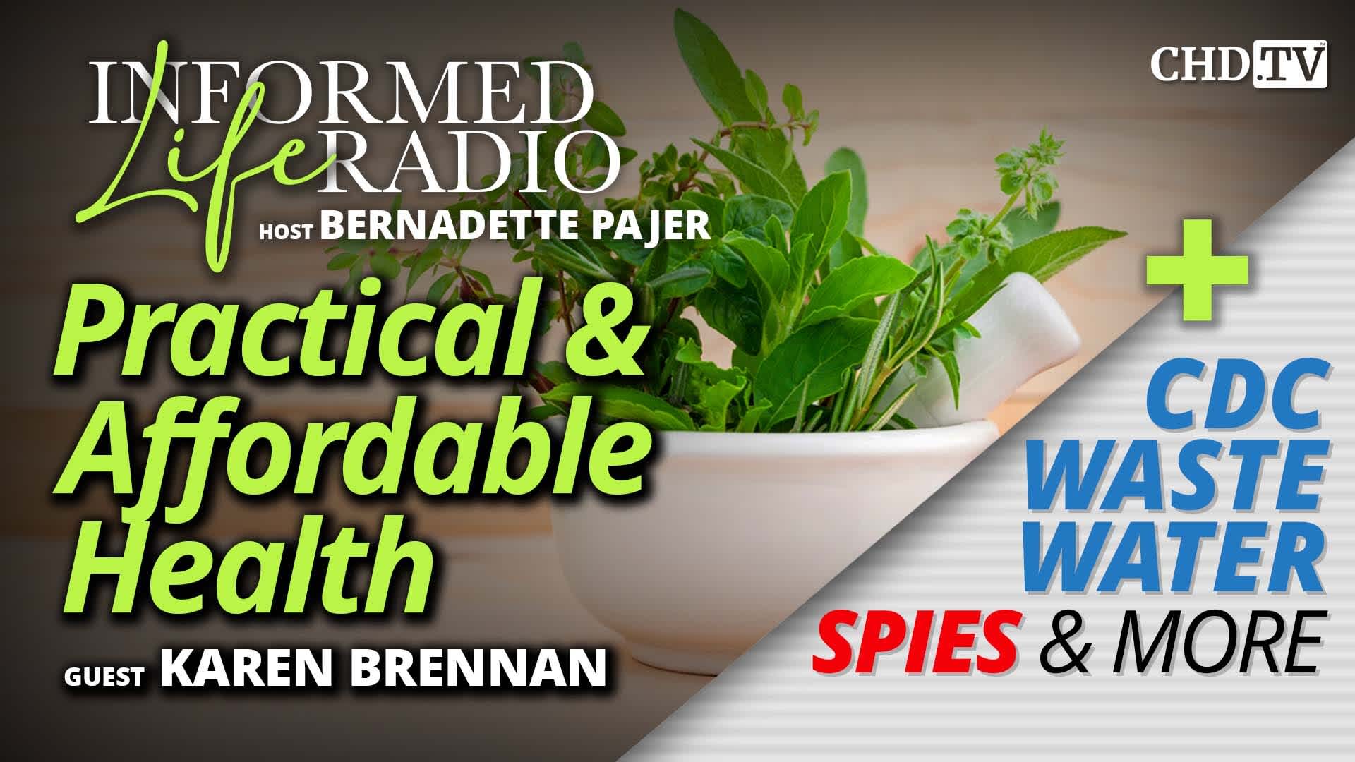 Practical & Affordable Health + CDC Waste Water Spies & More