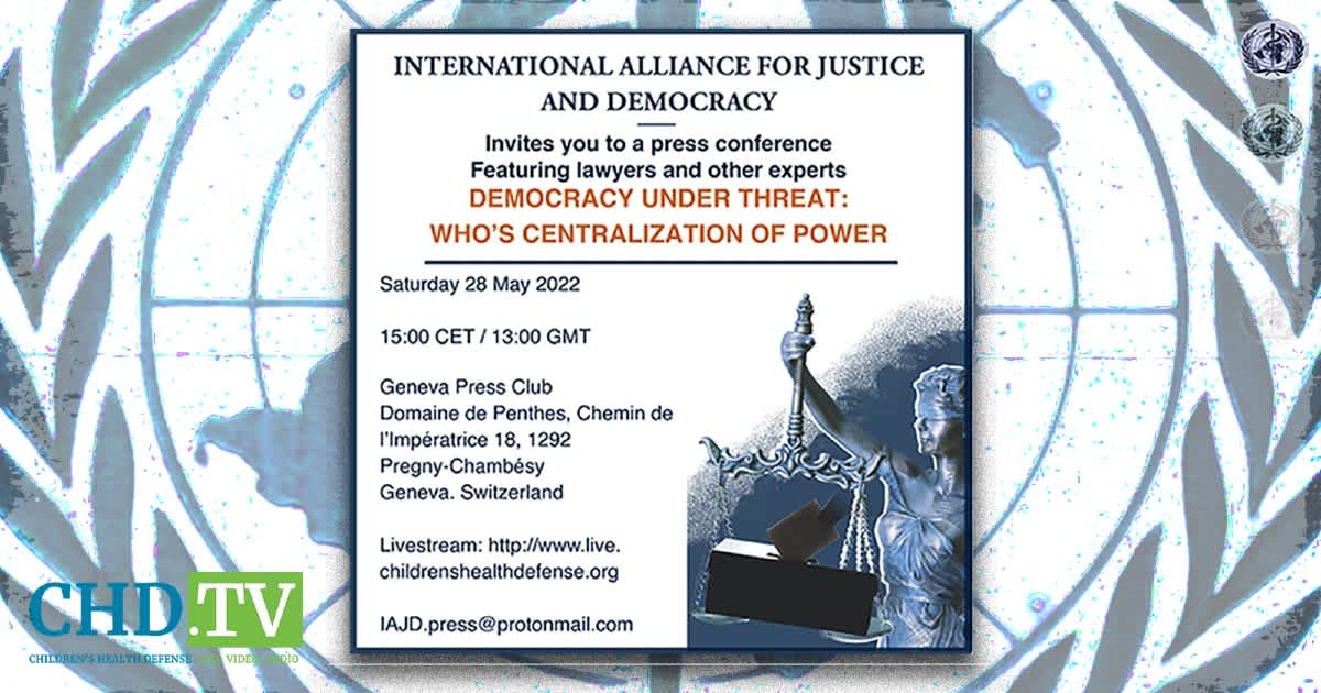 International Alliance For Justice and Democracy — Geneva Press Conference