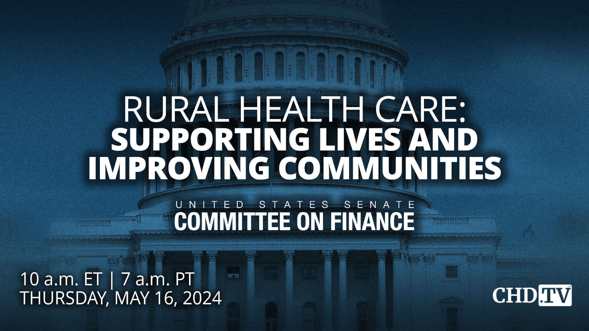 Rural Health Care: Supporting Lives + Improving Healthcare | May 16