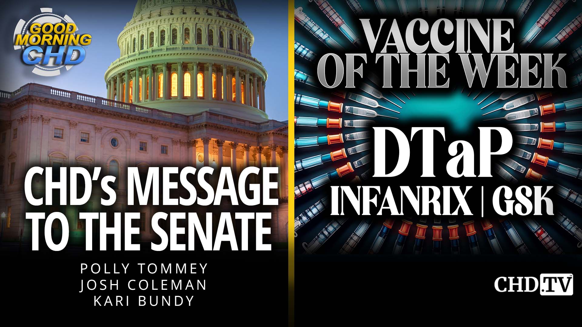 CHD's Message to the Senate + Vaccine of the Week