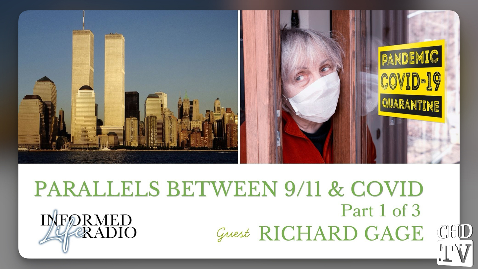 Richard Gage on the Parallels Between 9/11 and COVID, Part 1 of 3