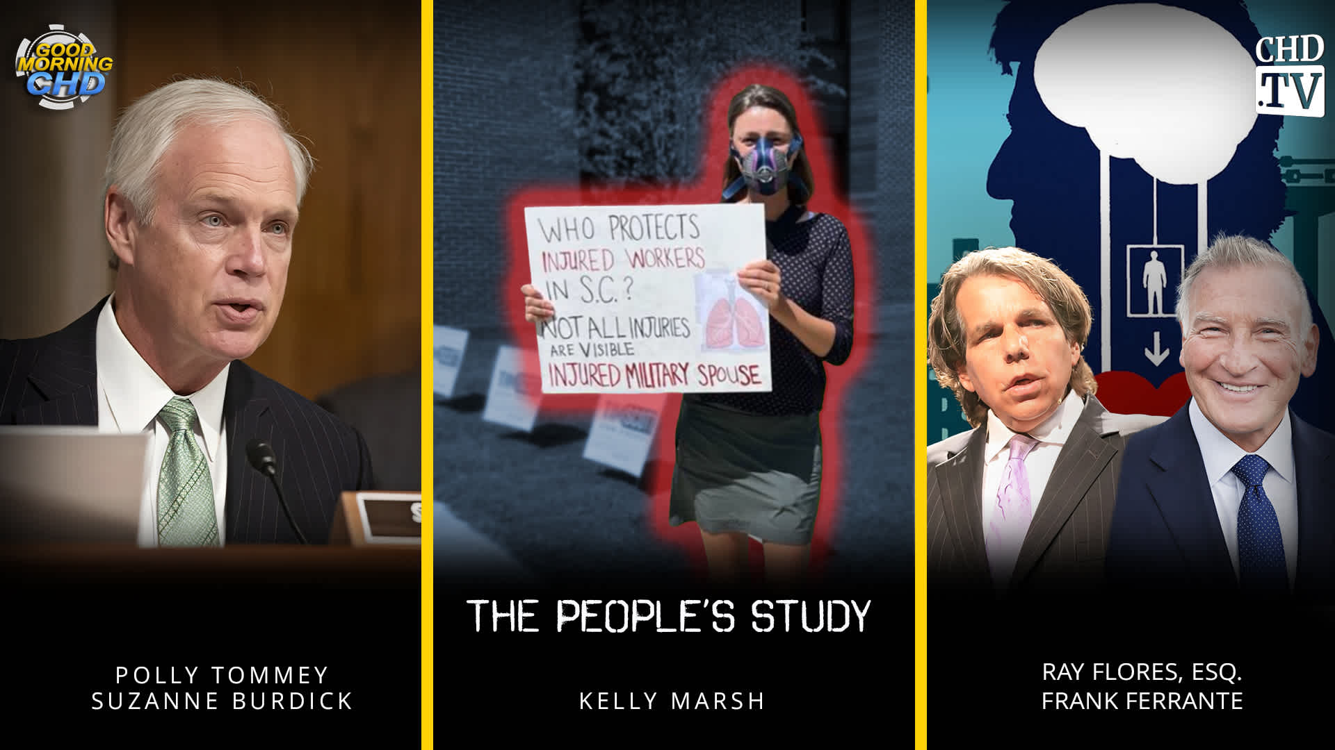 Sen. Ron Johnson: Unmasked + COVID Cleaning Policy Injury + Transformational Cleansing