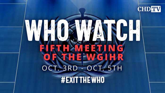 WHO WATCH - 5th Meeting of WGIHR - Day One