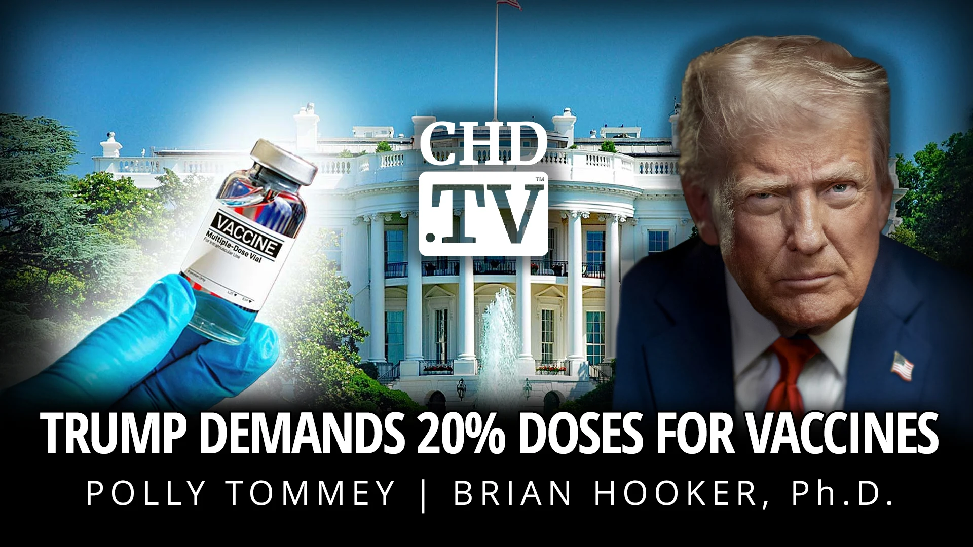 Trump Demands 20% Doses For Vaccines