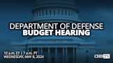 DOD Budget Hearing | May 8