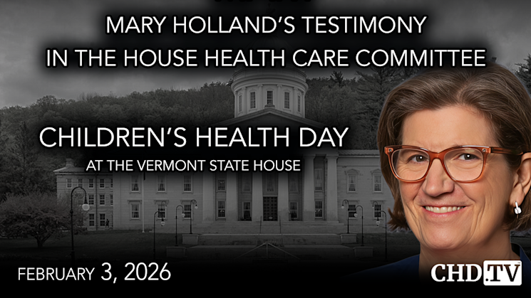Mary Holland's Testimony: Vermont House Health Care Committee