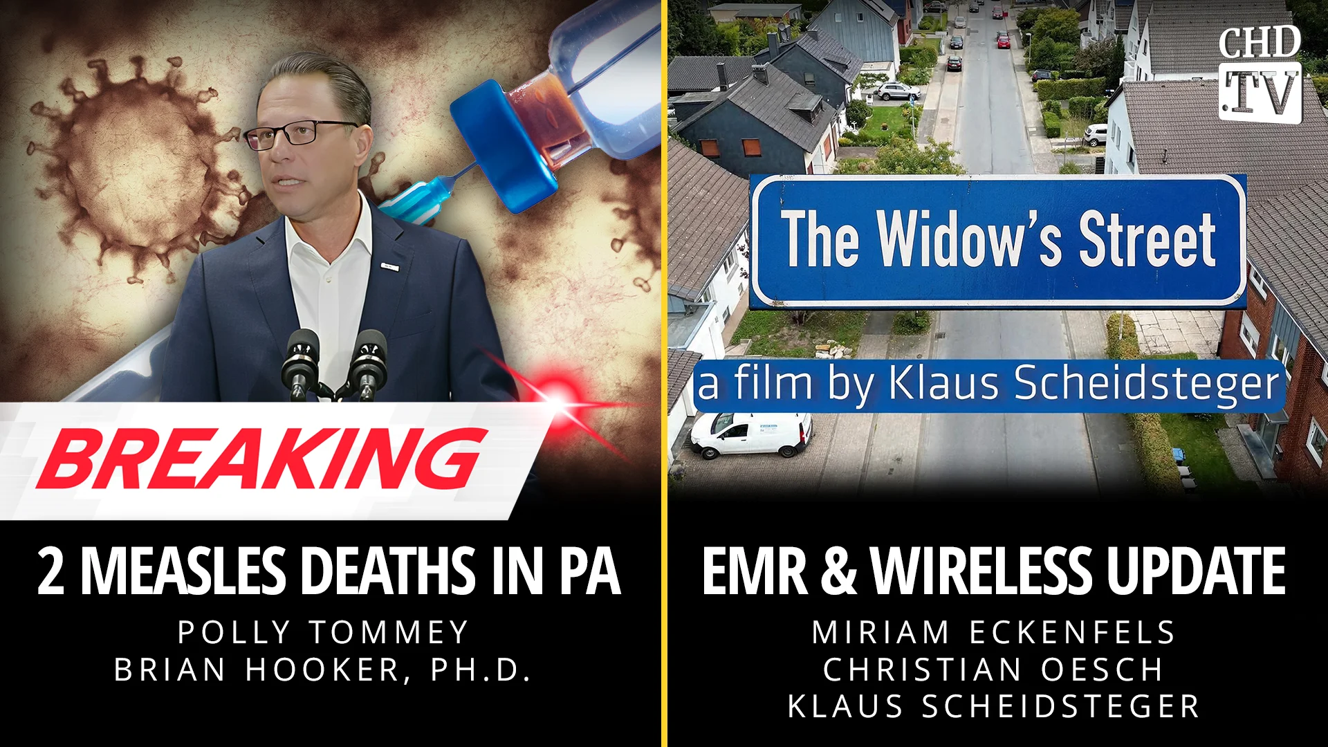 2 Measles Deaths in PA + The Widow's Street