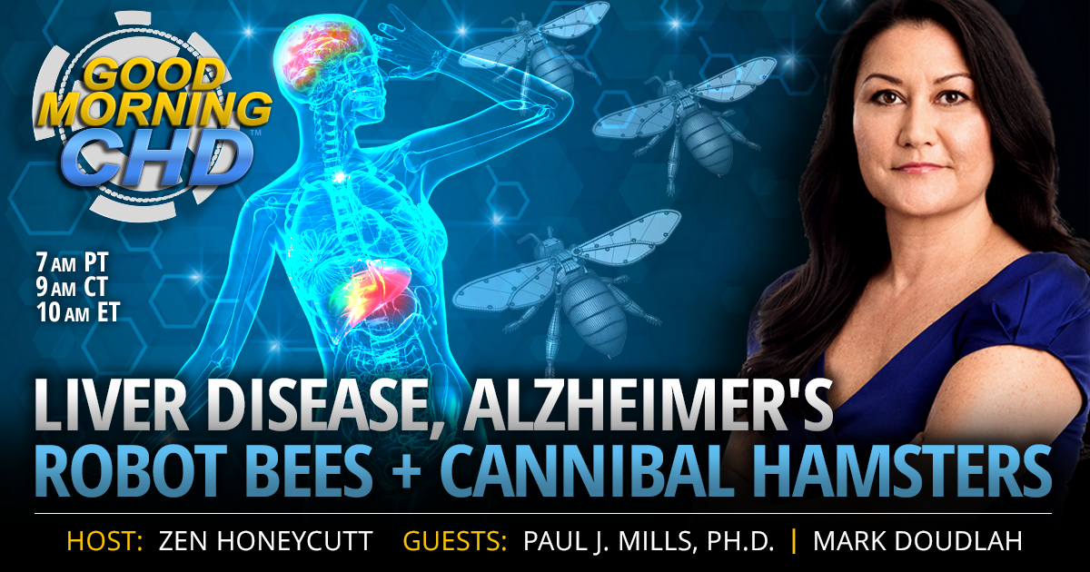Liver Disease, Alzheimer’s, Robot Bees + Cannibal Hamsters