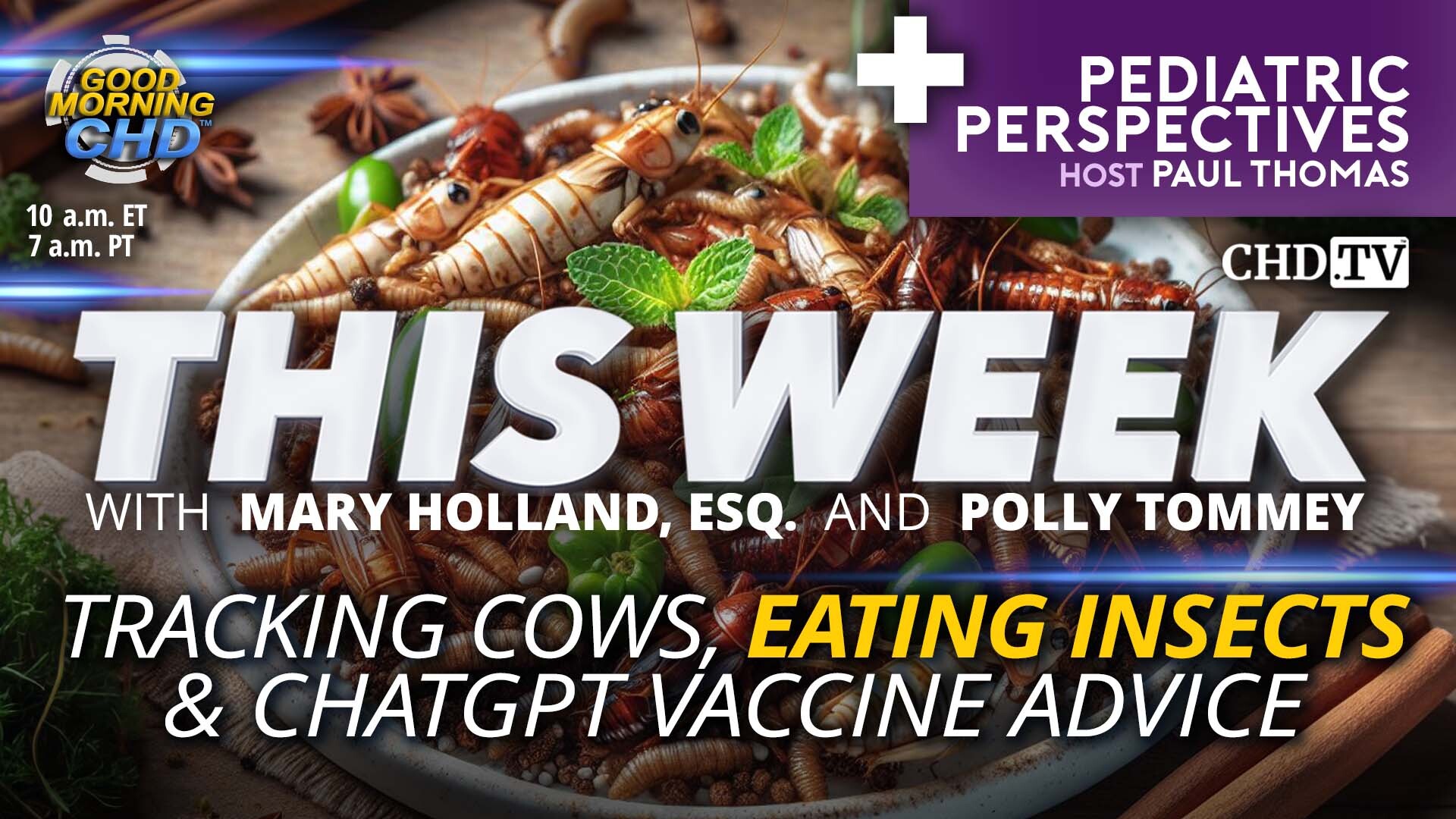 Tracking Cows, Eating Insects & ChatGPT Vaccine Advice 