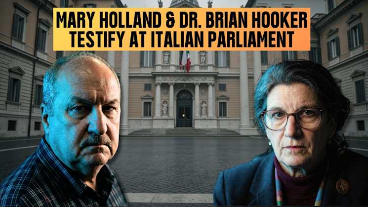 Mary Holland & Dr. Brian Hooker Testify at Italian Parliament Committee